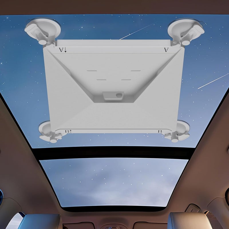 Mwin Starlink Mini Mount, Suction Cup for Starlink Mini Accessories, Car Automotive Sunroof Window Strong Suction Cup Roof Rack Kit, Car Rack System Rack Adapters in RVs, Boats, and Road Trips (White) - Image 1